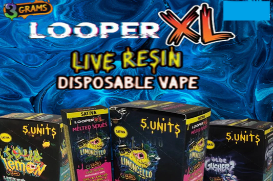 Looper XL Live Resin Disposables- Award-Winning Cannabinoids