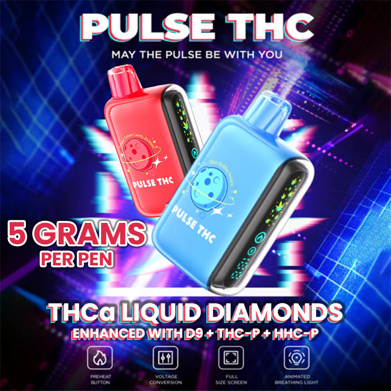 Pulse THC Liquid Diamonds Disposable Vape Device 5G