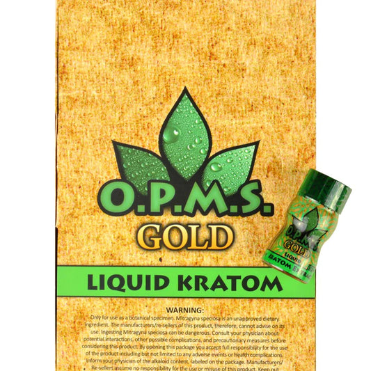 OPMS Gold Liquid Kratom Extract Shot 8.8ML- Best Price