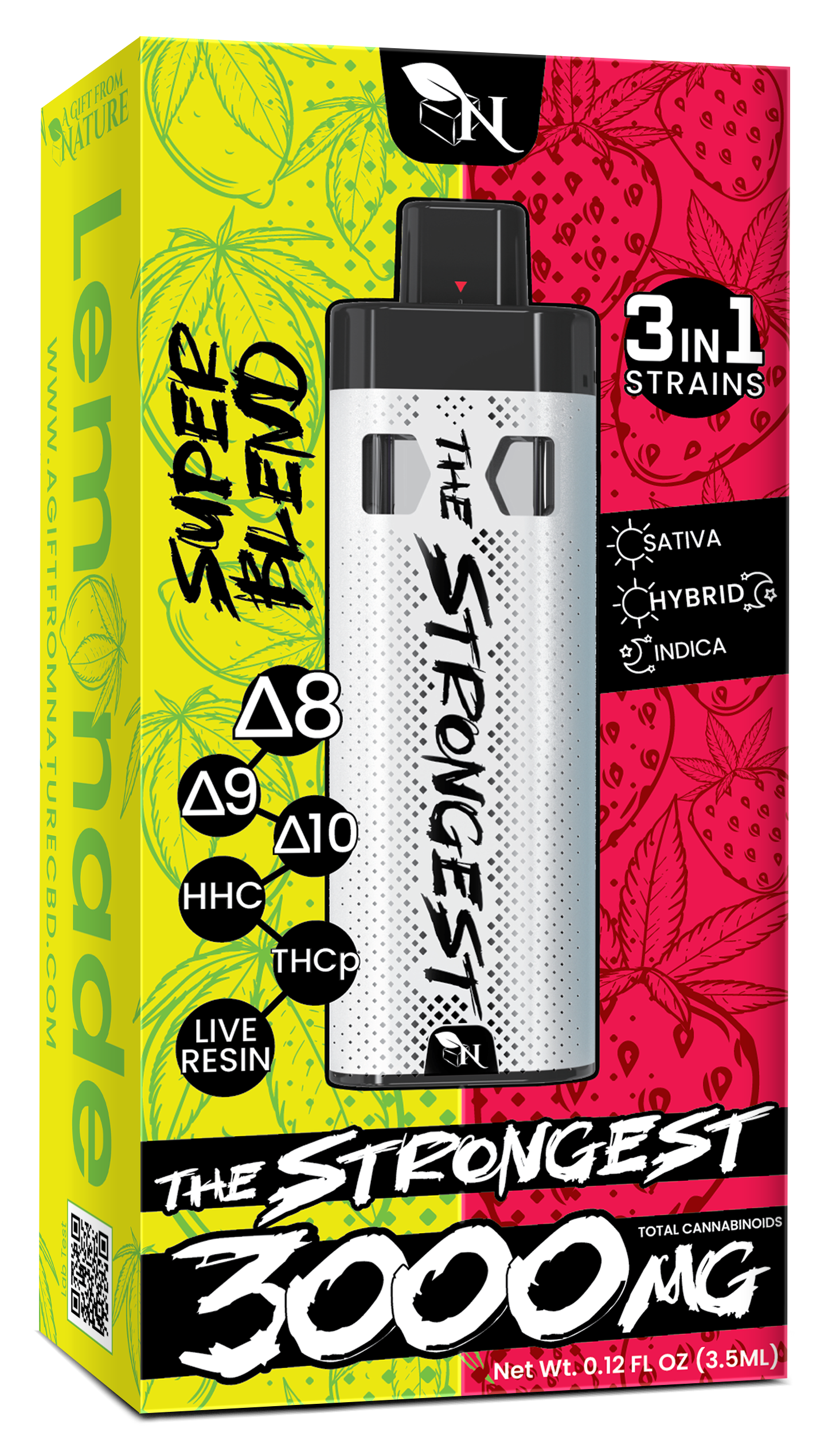 AGFN - The Strongest Super Blend THC Disposable I 3ML