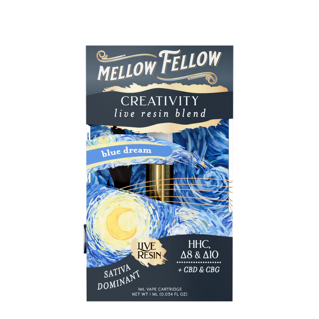 Mellow Fellow Live Resin Vape Cartridges I 1ML