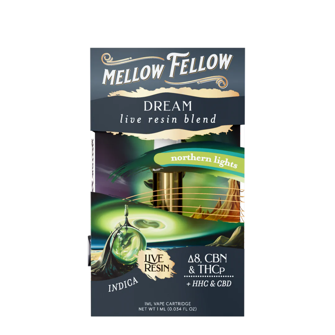 Mellow Fellow Live Resin Vape Cartridges I 1ML