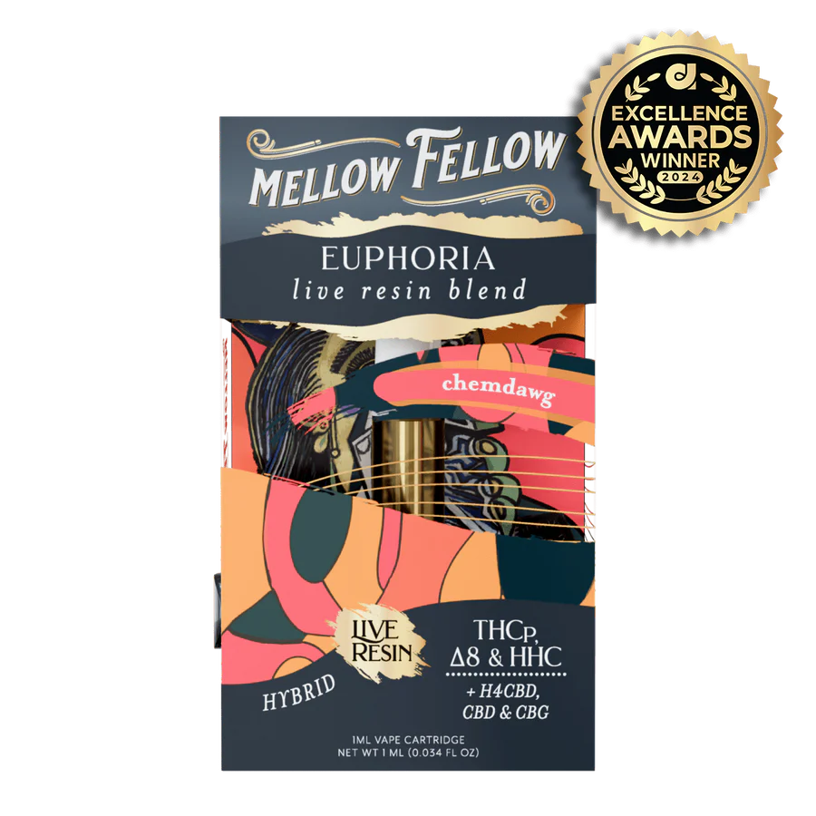 Mellow Fellow Live Resin Vape Cartridges I 1ML