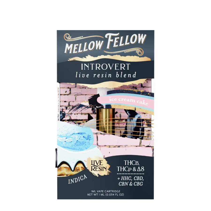 Mellow Fellow Live Resin Vape Cartridges I 1ML