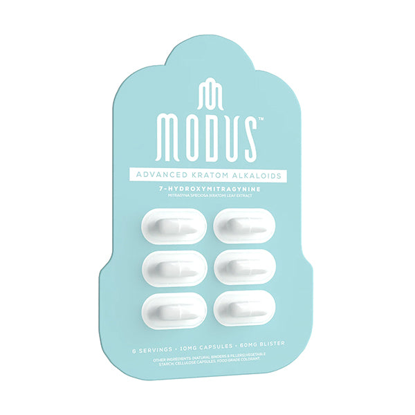 Modus 7-Hydroxymitragynine Kratom Capsules or Tablets | 6 Count