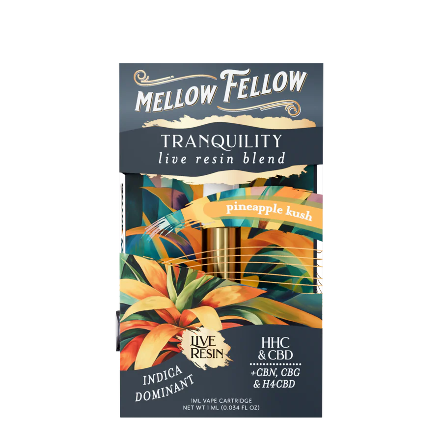 Mellow Fellow Live Resin Vape Cartridges I 1ML