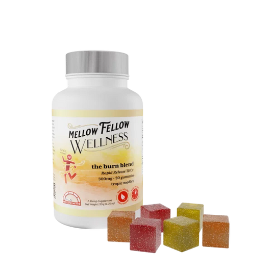 Mellow Fellow Burn Blend Wellness Gummies | (30ct) 300mg