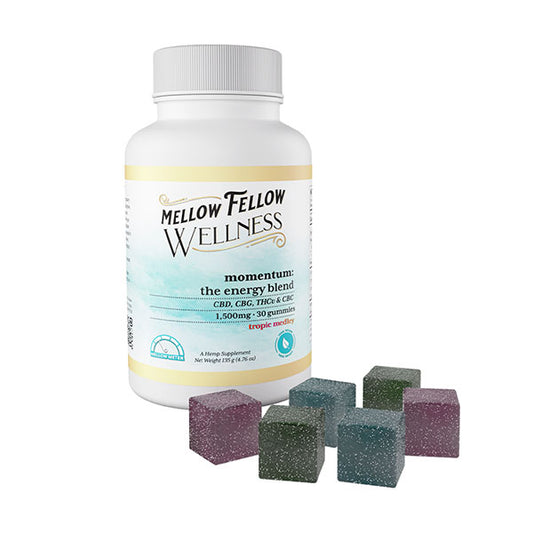 Mellow Fellow Momentum Blend Wellness Gummies | (30ct) 1500mg