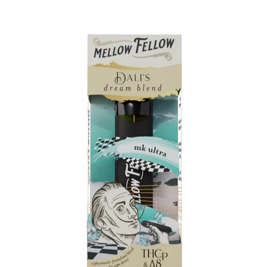 Mellow Fellow Dali's Dream Blend (MK Ultra) - D8, CBD, CBG, THCv - 2ml Disposable Vape - Vol. 2